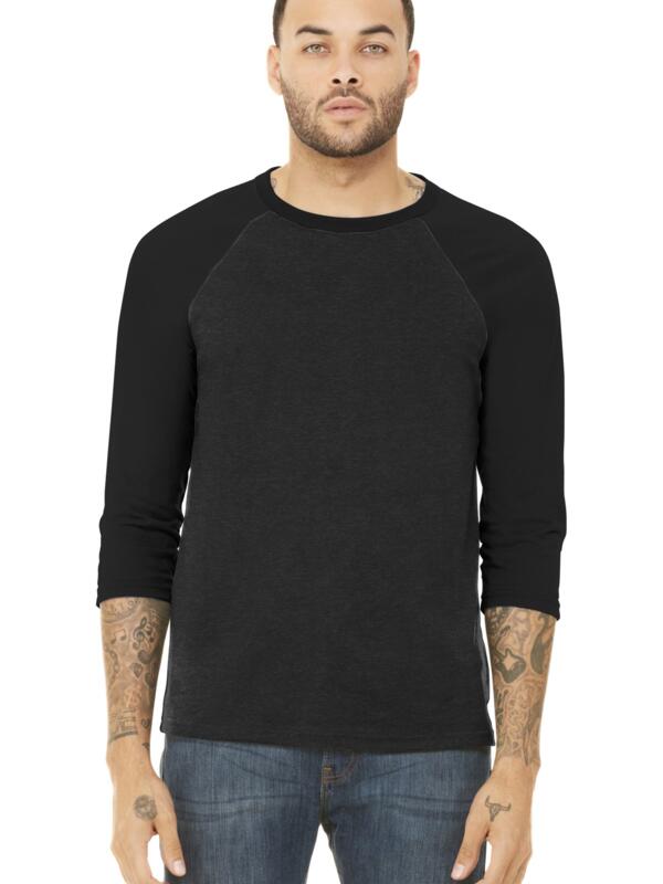 Unisex 3/4 Sleeve Baseball Tee Thumbnail