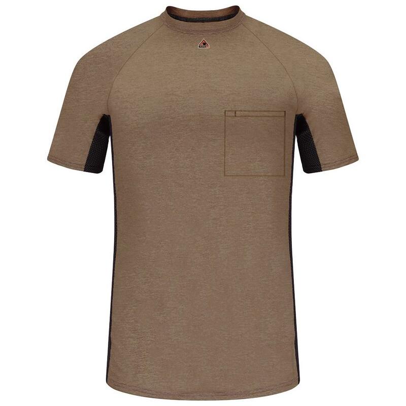 Men's FR Two-Tone Base Layer with Concealed Chest Pocket- EXCEL FR Thumbnail