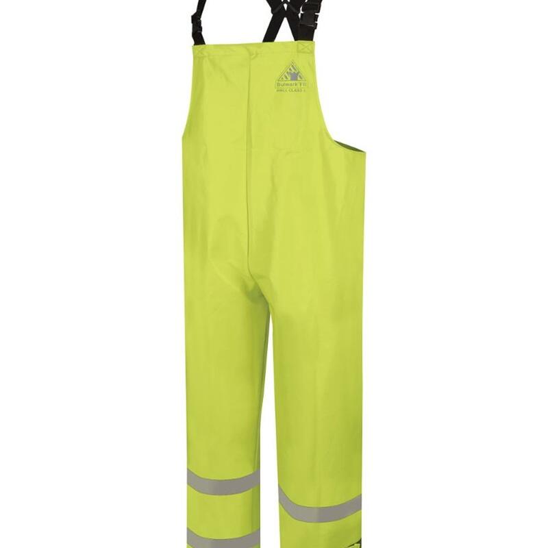 Men's Hi-Visibility Flame-Resitant Rain Bib Overall - 13 oz. Thumbnail