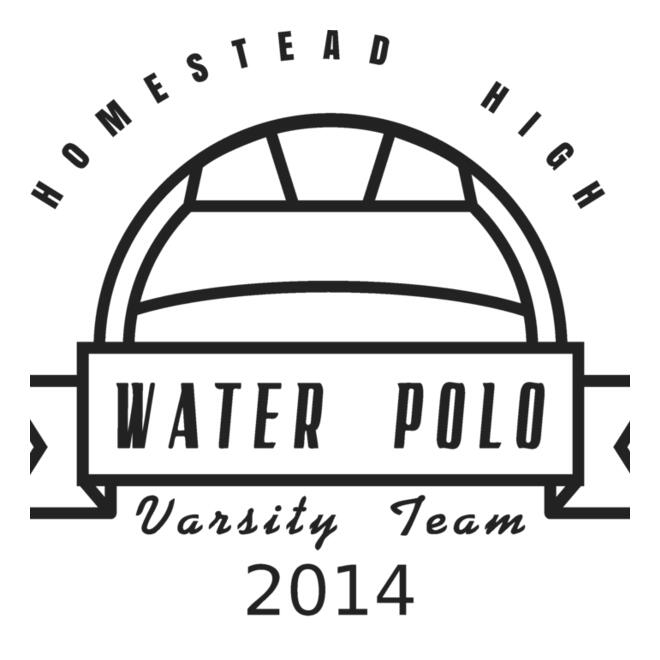 Water Polo Template DNT001 BW Thumbnail