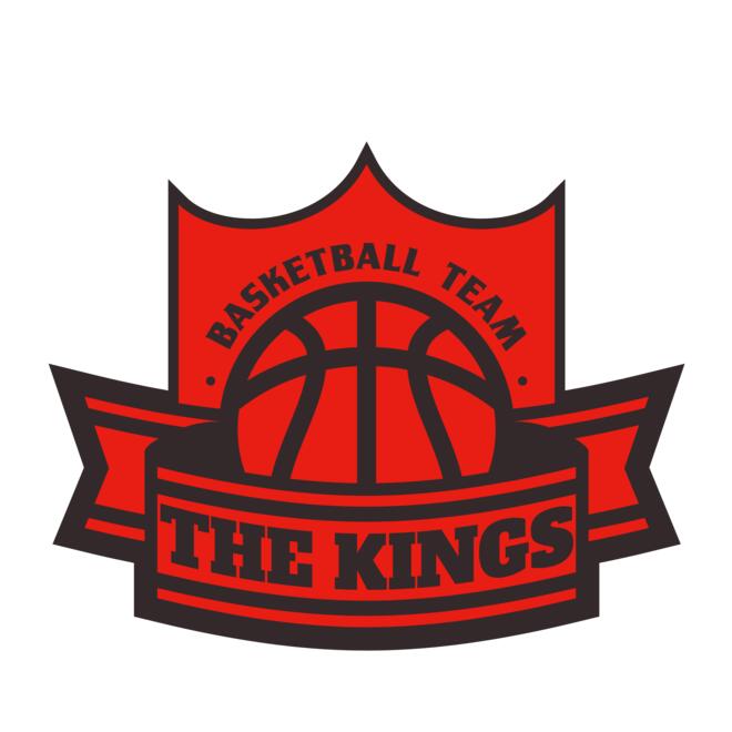 The Kings Basketball team Logo Template Thumbnail