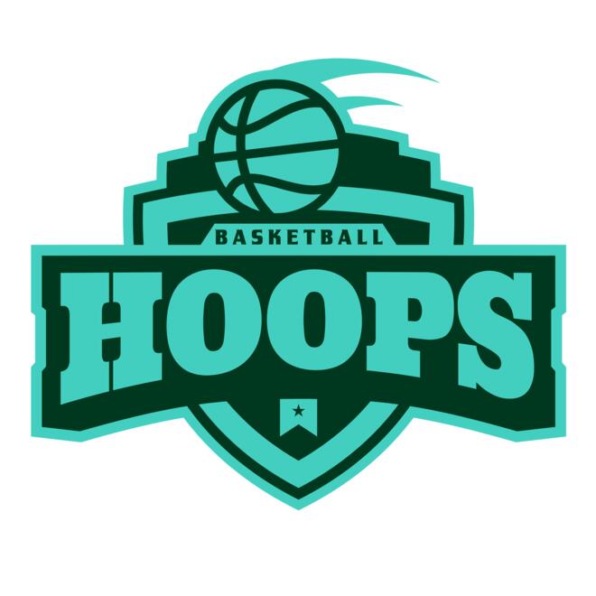 Hoops Basketball logo template 02 Thumbnail