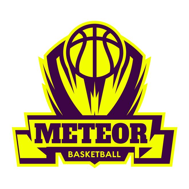 Meteor Basketball Logo Template Thumbnail