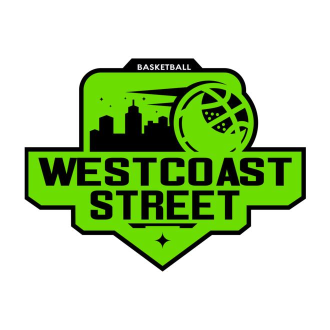 Westcoast Street Basketball logo template Thumbnail