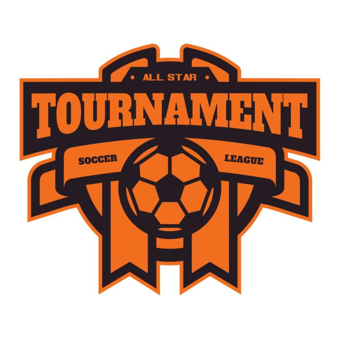 Tournament Soccer league logo template Thumbnail