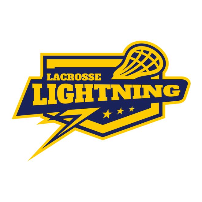 Lightning Lacrosse Logo Template Thumbnail