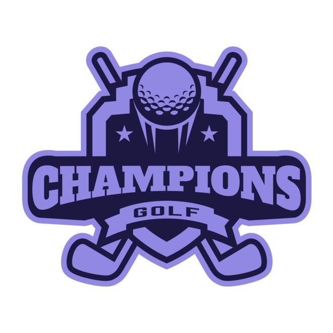 Champions Golf logo template Thumbnail