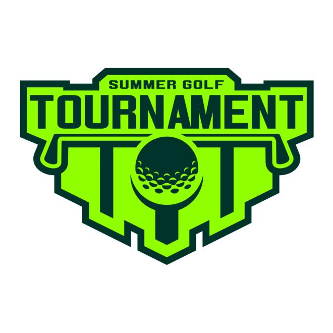Tournament Summer golf logo template Thumbnail