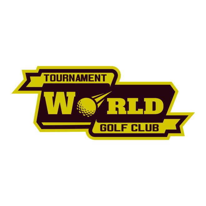 World Tournament Golf club logo template Thumbnail