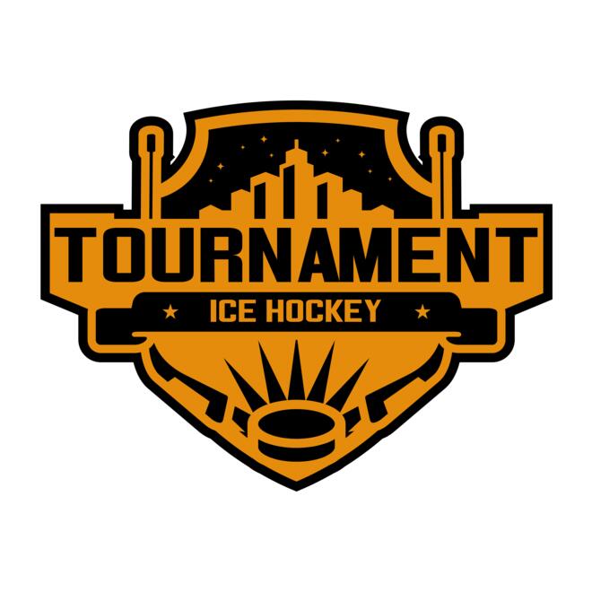 Tournament Ice Hockey logo template 02 Thumbnail