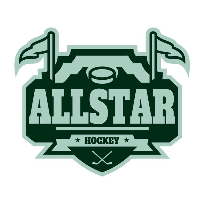 All Star Hockey Tournament logo template 02 Thumbnail