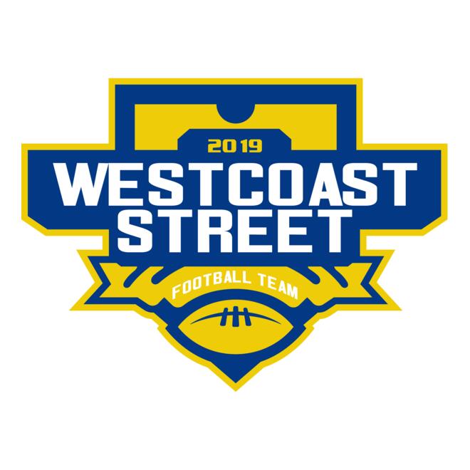 West Coast Street Football League logo template Thumbnail
