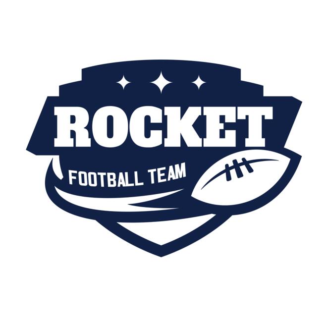 Rocket Football Team logo template Thumbnail