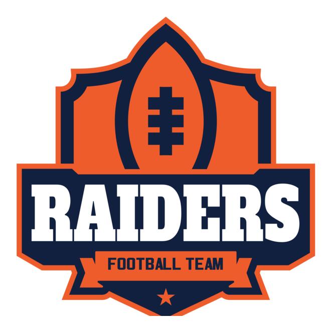 Raiders Football Team logo template Thumbnail