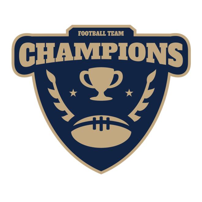 Champions Football Team logo template Thumbnail
