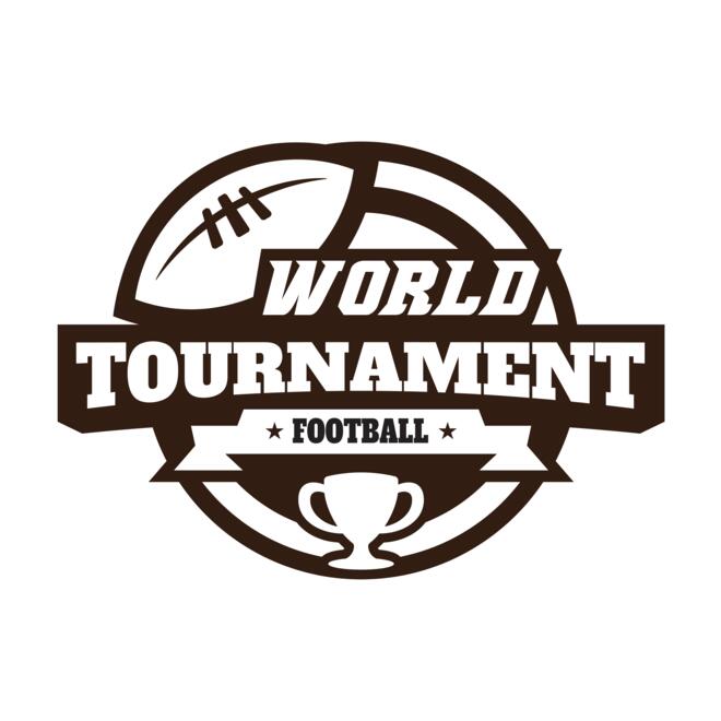 World Tournament Football logo template Thumbnail