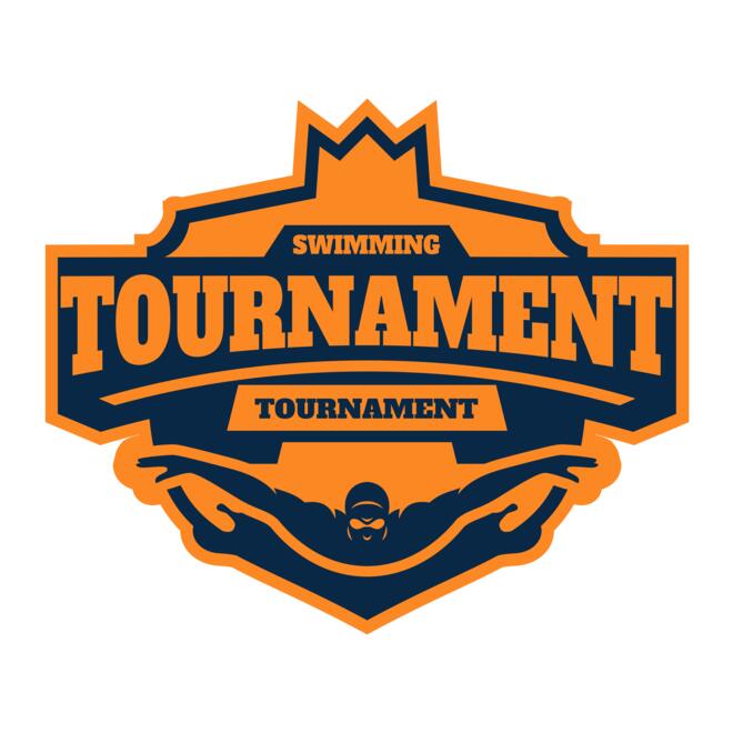 Swimming Tournament logo template Thumbnail