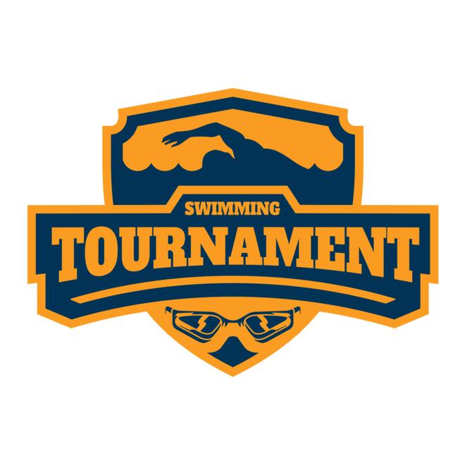 Swimming Tournament logo template 02 Thumbnail