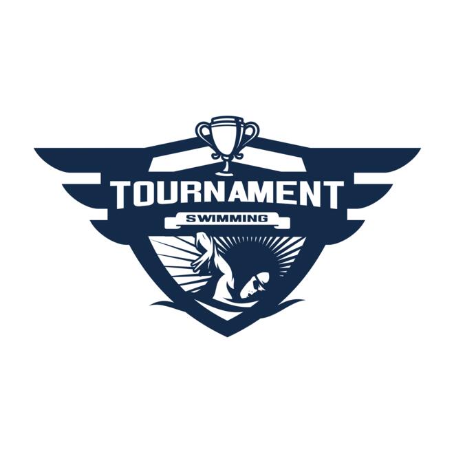 Swimming Tournament logo template 04 Thumbnail
