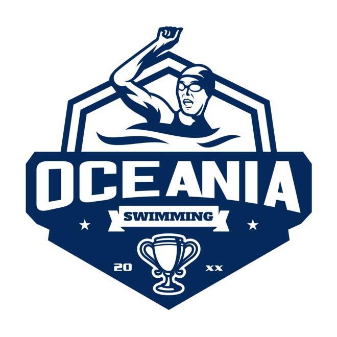 Oceania Swimming logo template Thumbnail