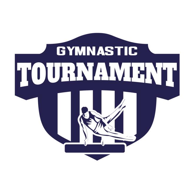 Gymnastic Tournament logo template Thumbnail