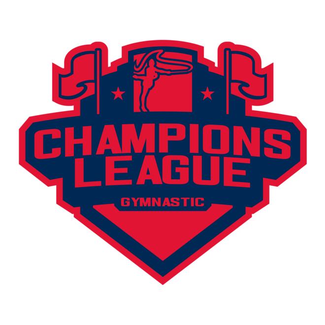 Champions League Gymnastic logo template Thumbnail
