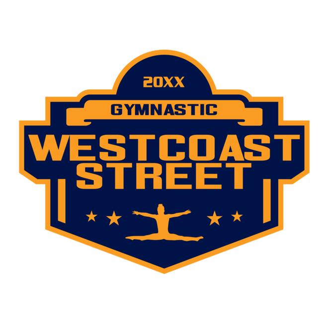 West Coast Street Gymnastic logo template 02 Thumbnail