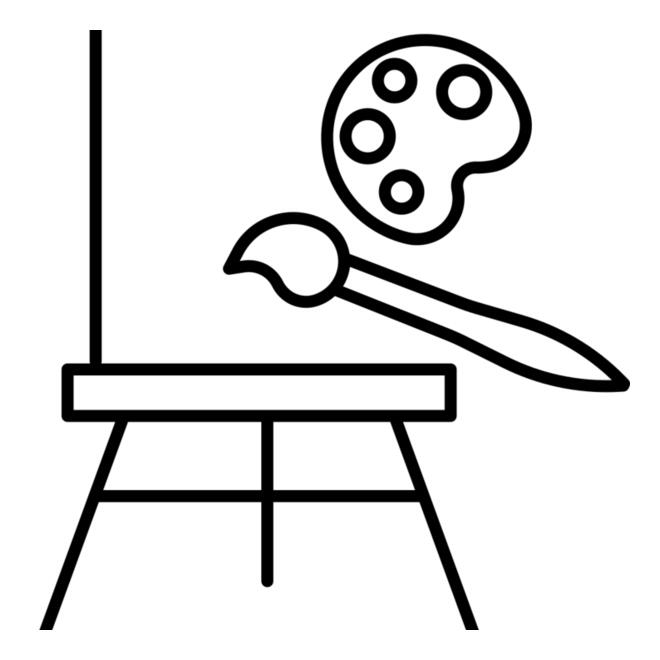 Art Tools and Studio Easel Thumbnail