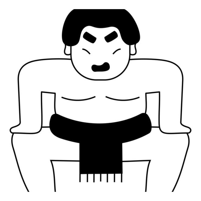 Sumo Wrestler Art Thumbnail