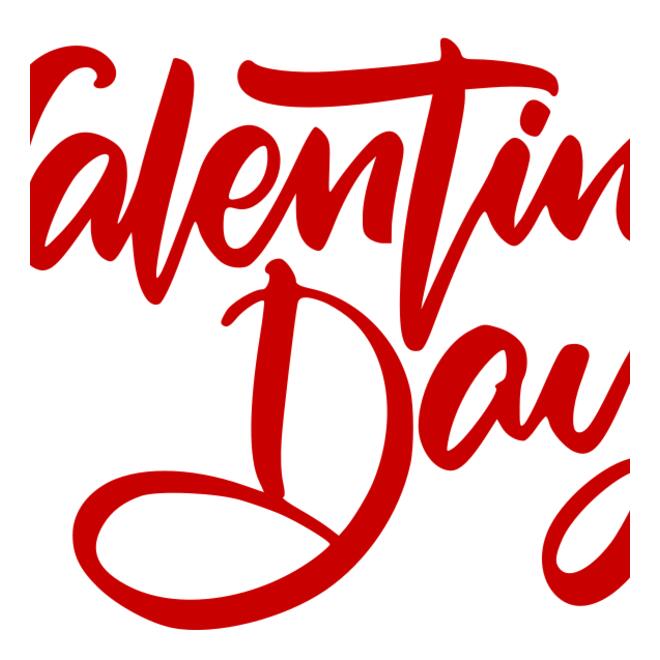 Red Valentines Day Text Thumbnail
