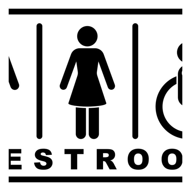 Restroom Public Sign Thumbnail