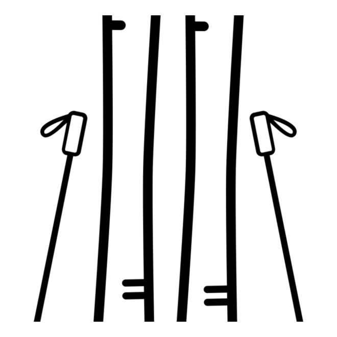 Ski Board and Poles Thumbnail