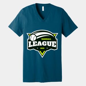 Unisex Jersey Short Sleeve V Neck Tee Thumbnail